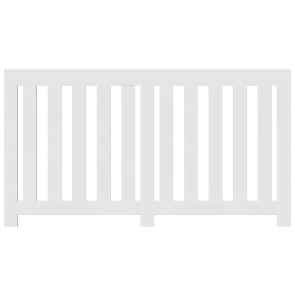 vidaXL Radiator Cover White 58.7x7.9x32.3" Engineered Wood