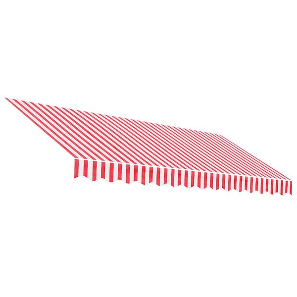vidaXL Replacement Awning Fabric Red and white