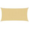vidaXL Sun Shade Sail Sand 11.5x6.6' 100% Polyester Oxford