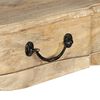 vidaXL Console Table Whitewashed mango wood Solid mango wood Large