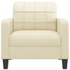 vidaXL Sofa Chair Cream
