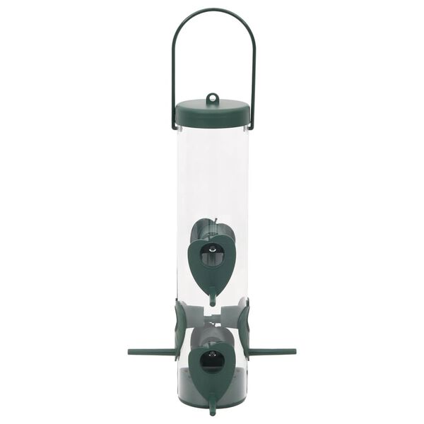 vidaXL Bird Feeder Dark Green PP (Polypropylene), PS (Polystyrene) Medium