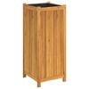 vidaXL Garden Planter Natural Wood Solid Acacia wood 39.4 in height