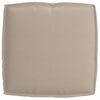 vidaXL Pallet Cushion Set 2 pcs Taupe Oxford Fabric