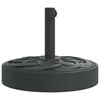 vidaXL Parasol Base Black PE (Polyethylene) and Concrete Standard