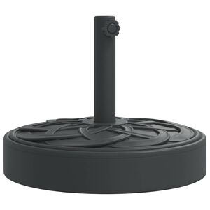 vidaXL Parasol Base Black PE (Polyethylene) and Concrete Standard