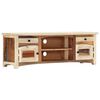 vidaXL TV Cabinet Multicolor Solid reclaimed wood, mango wood, MDF Medium