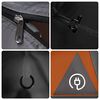 vidaXL Camping Tent 2-Person Gray and Orange Waterproof