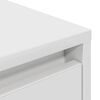vidaXL TV Cabinet White Engineered wood Medium TV Cabinet Rectangular