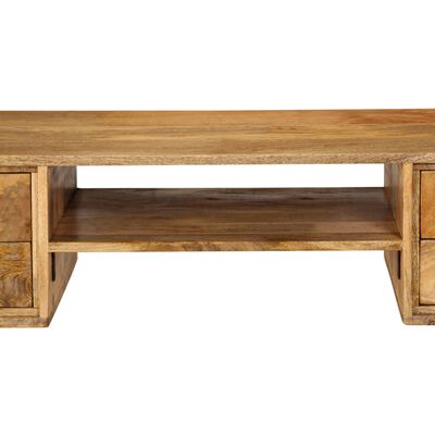 vidaXL Writing Desk Solid Mango Wood 45.3"x18.5"x29.9"