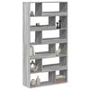 vidaXL Room Divider Grey Sonoma Engineered Wood Storage Room Divider