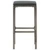 vidaXL Garden Bar Set Grey, Anthracite