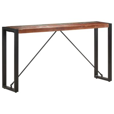 vidaXL Console Table 59.1"x13.8"x29.9" Solid Reclaimed Wood