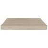 vidaXL Wall Shelf Oak Honeycomb MDF 19.7 in x 9.1 in x 1.5 in