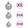 vidaXL Christmas Tree Green with white tips Artificial materials Large
