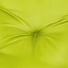 vidaXL Pallet Cushion Bright Green Polyester 23.6 x 23.6 x 4.7 in