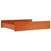 vidaXL Bed Drawer Wax brown Solid pine wood Standard Bed Drawer