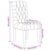 vidaXL Dining Chair Set of 6 Gray
