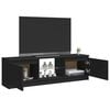 vidaXL TV Cabinet black 47.2" x 11.8" x 14" Engineered wood