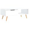 vidaXL Coffee Table White Engineered wood, MDF Medium Coffee Table