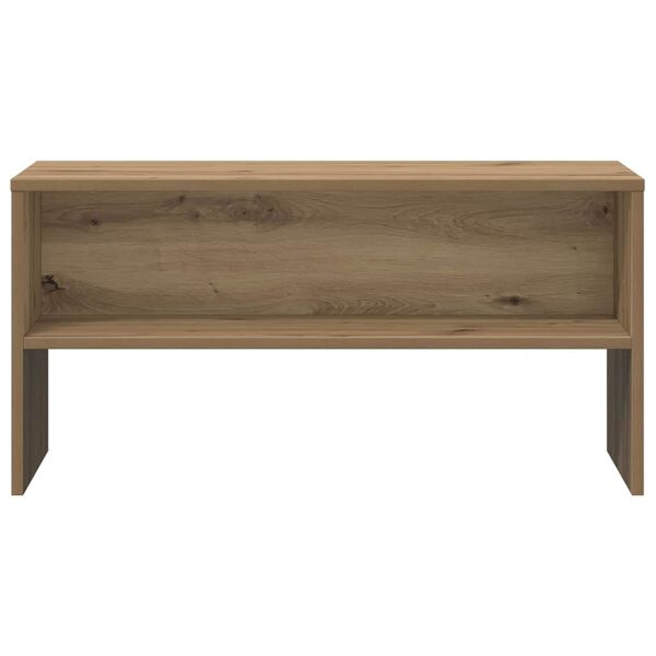 vidaXL TV Cabinet Artisan oak Engineered wood Medium TV Cabinet