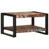 vidaXL Coffee Table Multicolor Solid Reclaimed Wood, Iron Medium Durable