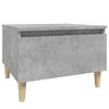 vidaXL Side Table Set of 2 Concrete grey