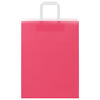 vidaXL Paper Bags 50 pcs with Handles Pink 26x12x35 cm