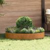 vidaXL Garden Planter Brown 47.24 x 47.24 x 7.87 in Weathering Steel