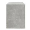 vidaXL Shoe Cabinet Concrete Grey Engineered Wood Medium Shoe Cabinet