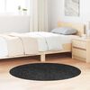 vidaXL Anti-slip Shaggy Rug Dark gray 47.2" x 47.2" PP