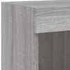 vidaXL 5 Piece TV Wall Units with LED Gray Sonoma Engineered Wood