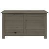 vidaXL Cushion Box Anthracite Solid fir wood 39.4 x 19.7 x 22.0 in