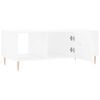 vidaXL Coffee Table White Engineered wood Medium Coffee Table