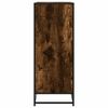 vidaXL Shoe Cabinet Smoked oak Engineered wood Medium Shoe Cabinet