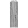 vidaXL Bookcase Grey Sonoma Engineered Wood Medium Bookcase