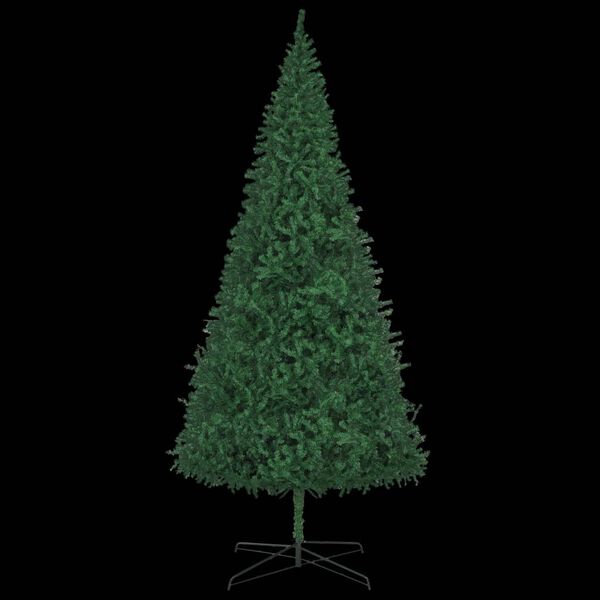 vidaXL Christmas Tree Green PVC Extra large Christmas Tree Cone-shaped