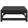 vidaXL Garden Lounge Set Black Solid pinewood Standard Modular