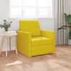 vidaXL Sofa Bed Dark Yellow 29.13 x 30.31 x 31.89 in Velvet