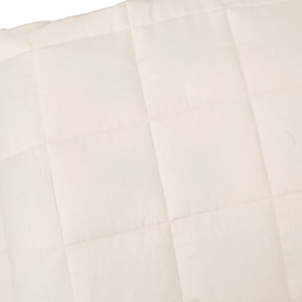 vidaXL Weighted Blanket Light cream