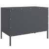 vidaXL TV Cabinet Set of 2 Anthracite Steel Standard TV Cabinet