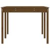 vidaXL Garden Table Honey brown Solid Pine Wood Large Durable