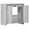 vidaXL Bathroom Cabinet Gray Sonoma Engineered wood Medium