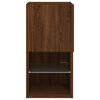 vidaXL TV Cabinet Brown Oak Engineered Wood Small TV Cabinet