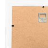 vidaXL Photo Frame White MDF and hard PS material Holds 4x6 in photos