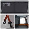 vidaXL Car Tent Grey and Orange Waterproof