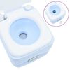 vidaXL Camping Toilet Kit 2 pcs Blue and White