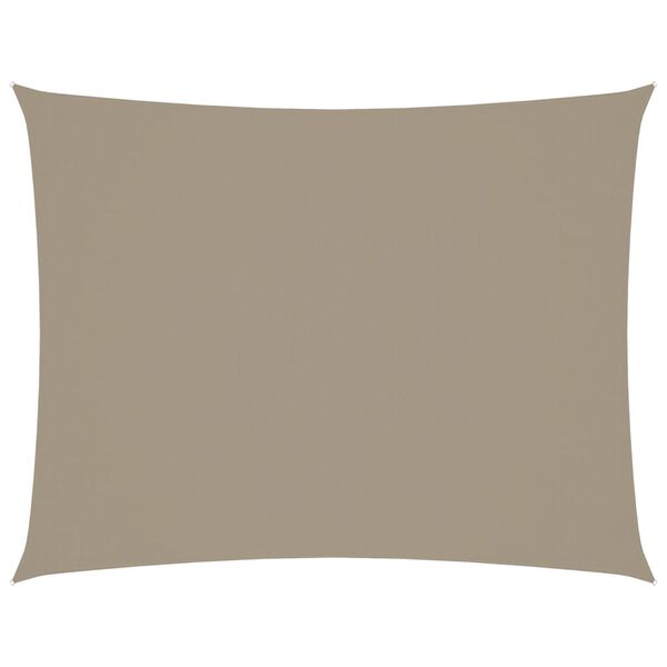 vidaXL Sunshade Sail Oxford Fabric Rectangular 9.8x19.7' Taupe