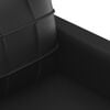 vidaXL Sofa Set Black Faux leather, Metal, Textilene, Plywood Large