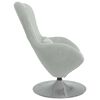 vidaXL Egg Chair Light Grey 24.80 x 28.74 x 35.43 in Velvet